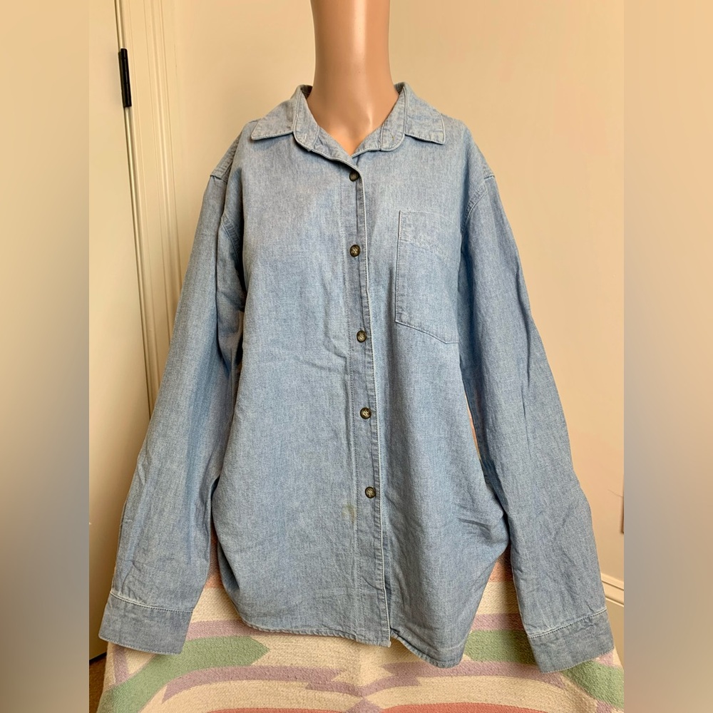 Vintage! Coldwater Creek denim button down